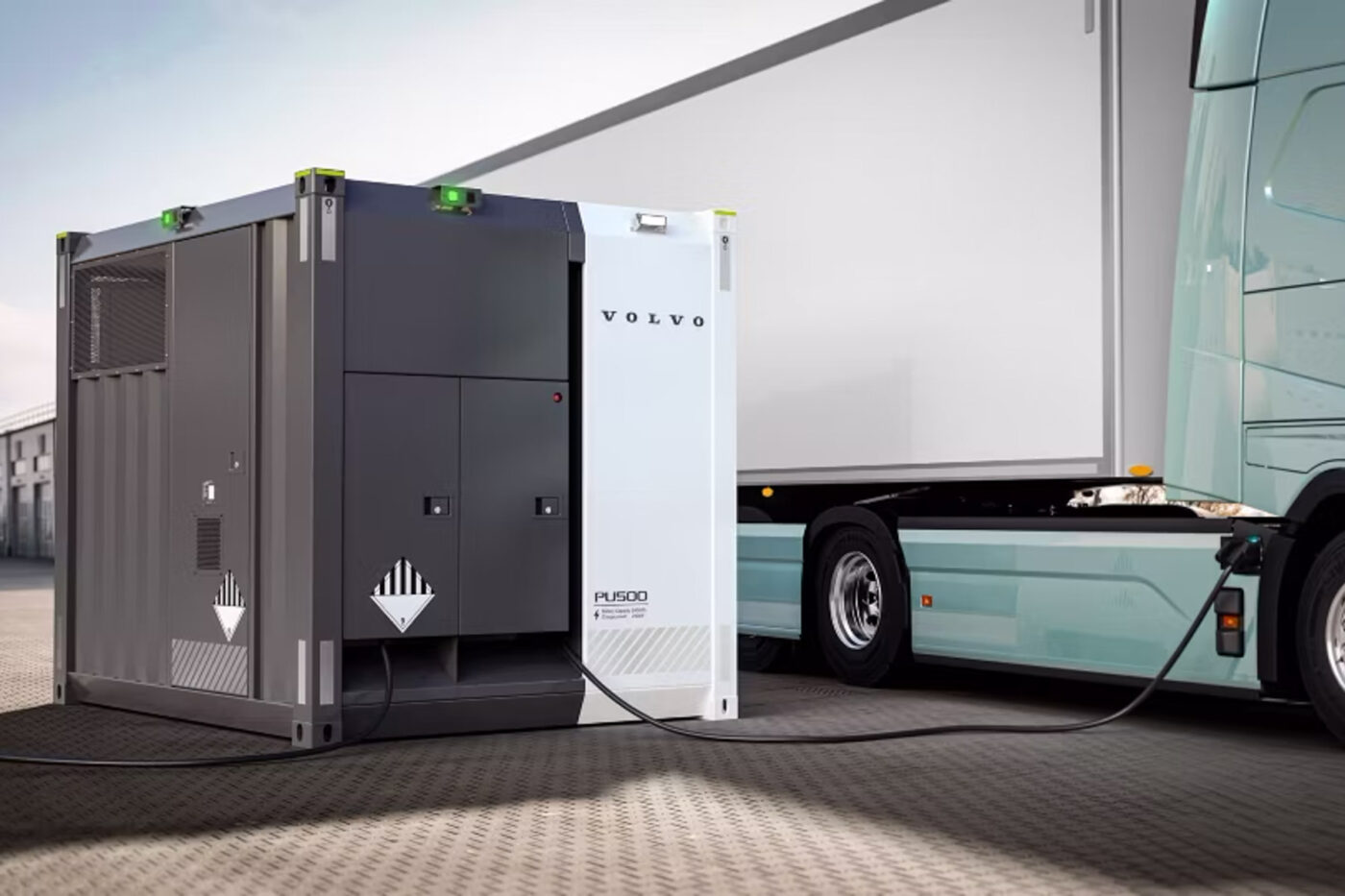 Volvo Energy presents stationary battery storage with DC charger ...