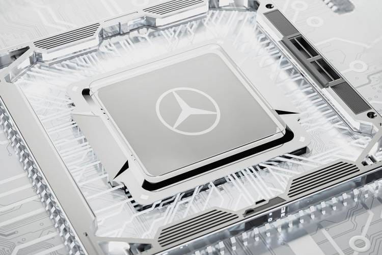 Mercedes athos silicon chiplet bev