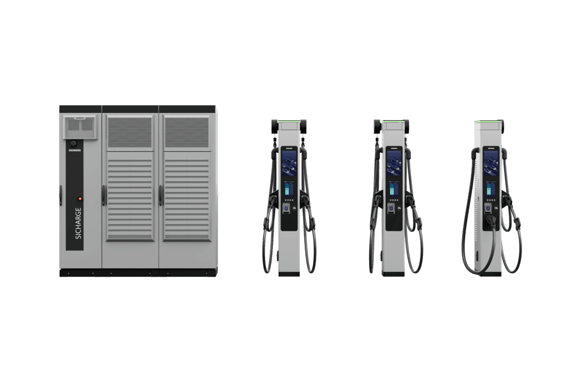Siemens charging stations sicharge flex