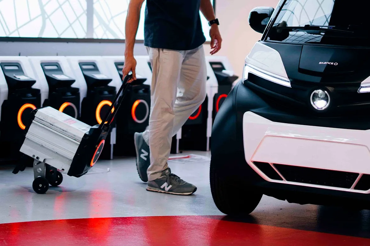 Silence s batterie tausch akku tausch battery swap