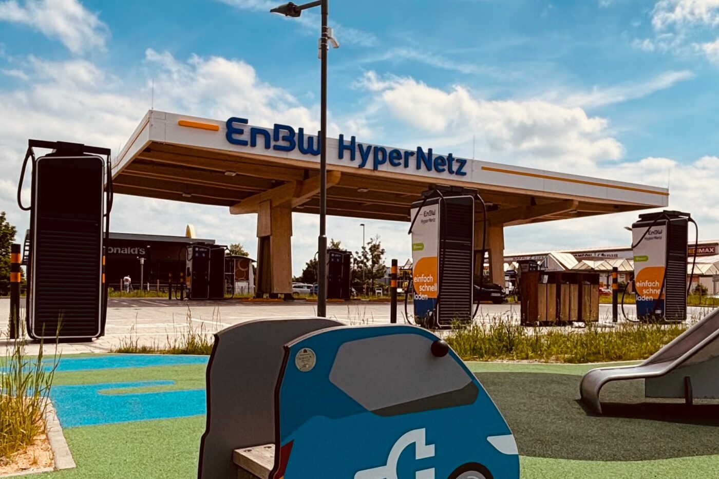 Enbw ladestation charging station nextlevel ladepark lichtenau min