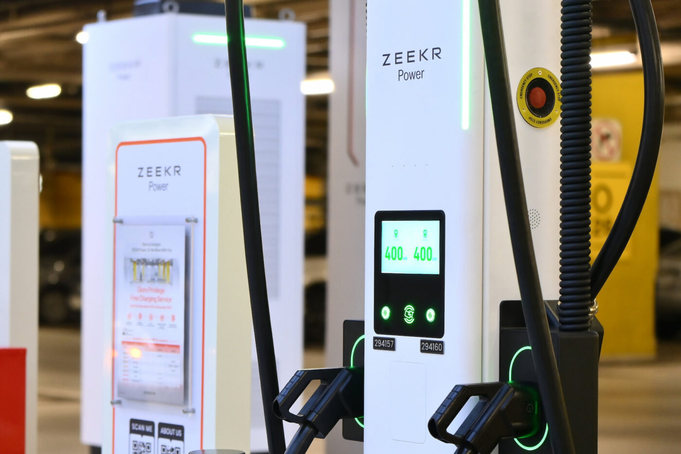 Zeekr power charging station bangkok centralworld dc charger