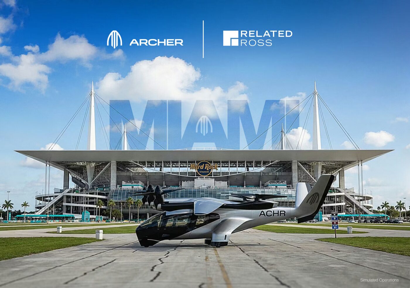 Archer related ross stadium midnight evtol