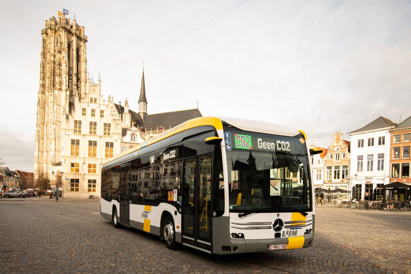 De lijn mercedes benz ecitaro daimler buses rahmenvertrag