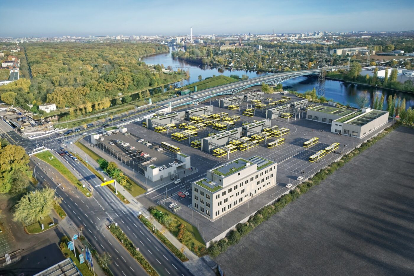 Bvg betriebshof treptow e busse depot berlin