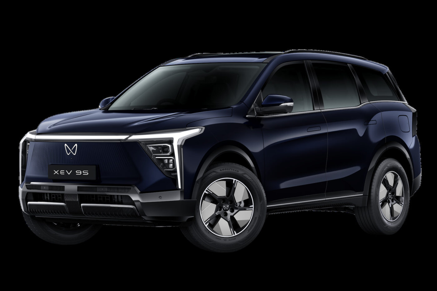 Mahindra xev 9s front three quarter