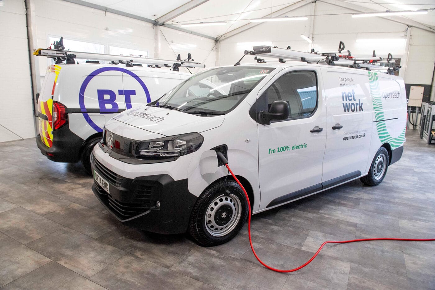 Bt and openreach ev vans