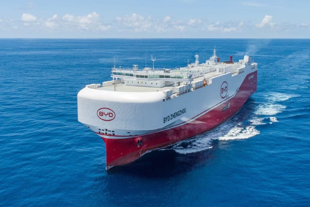 Byd zhengzhou schiff thailand europa