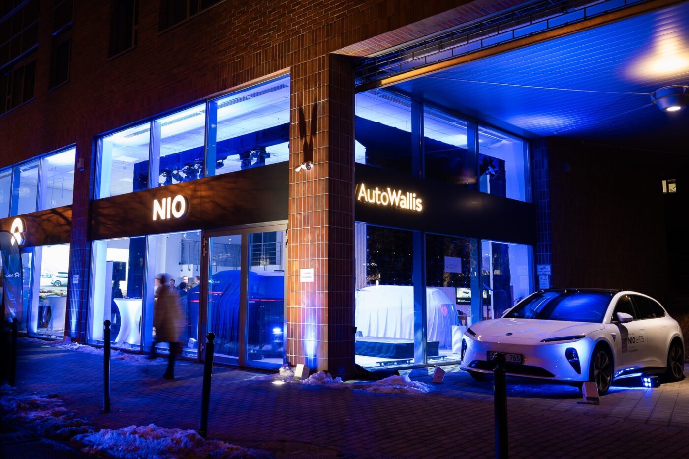 Nio autowallis showroom budapest ungarn