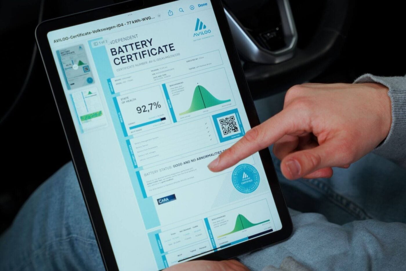 Batteriezertifikat aviloo