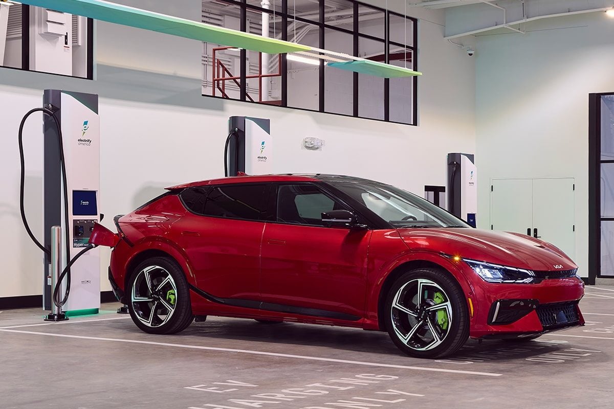 Electrify america ladestation charging station san francisco usa kia min