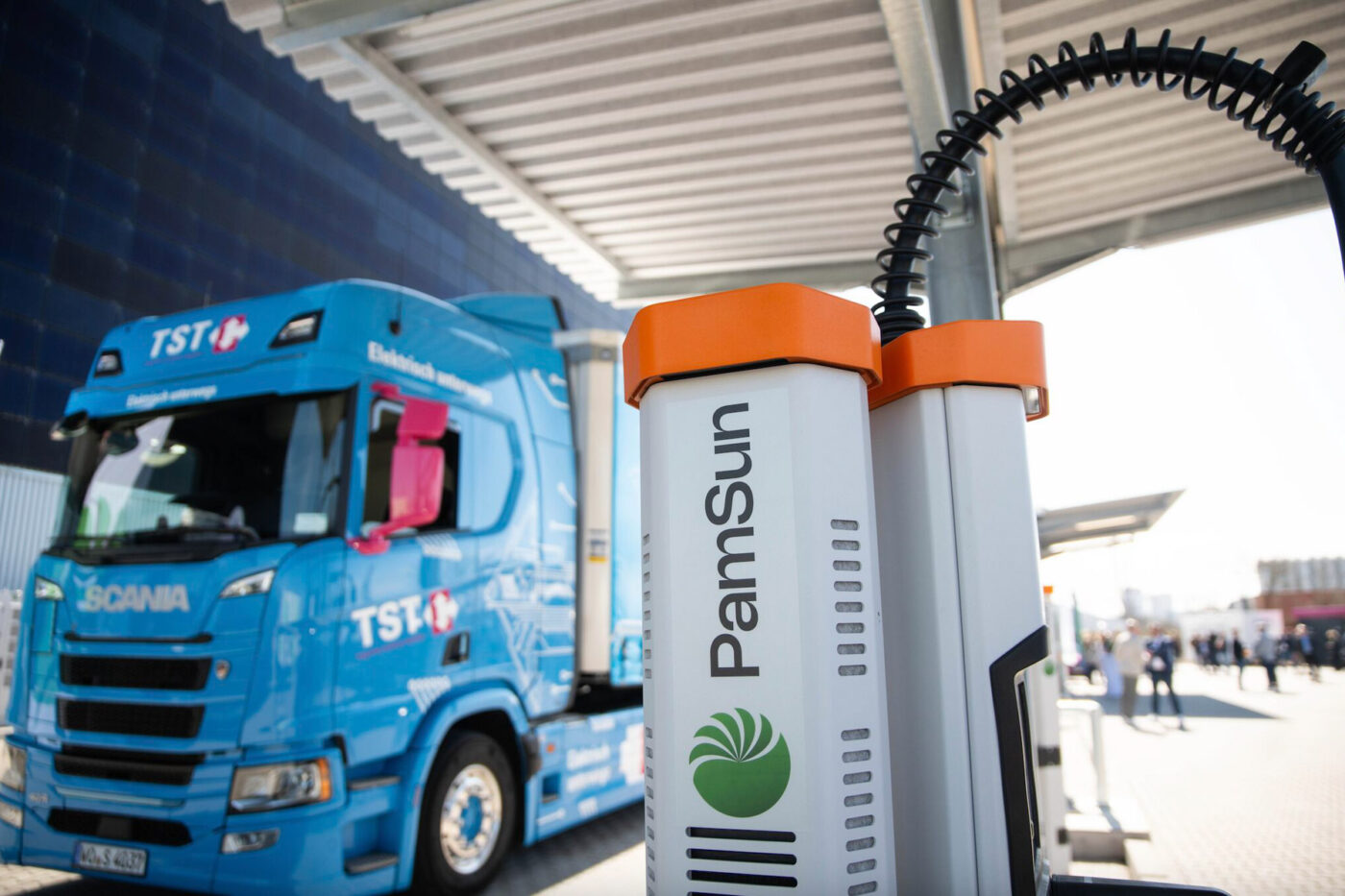 Tst gruppe pamsun e lkw ladestation worms