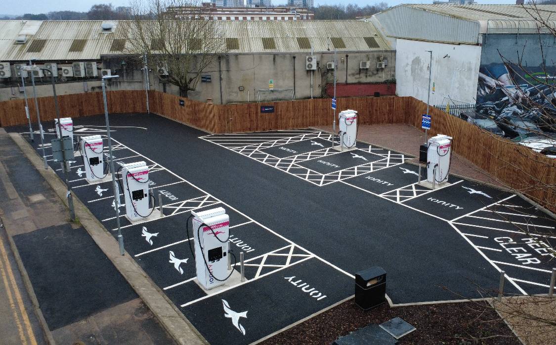 Ionity charging hub birmingham uk hpc dc