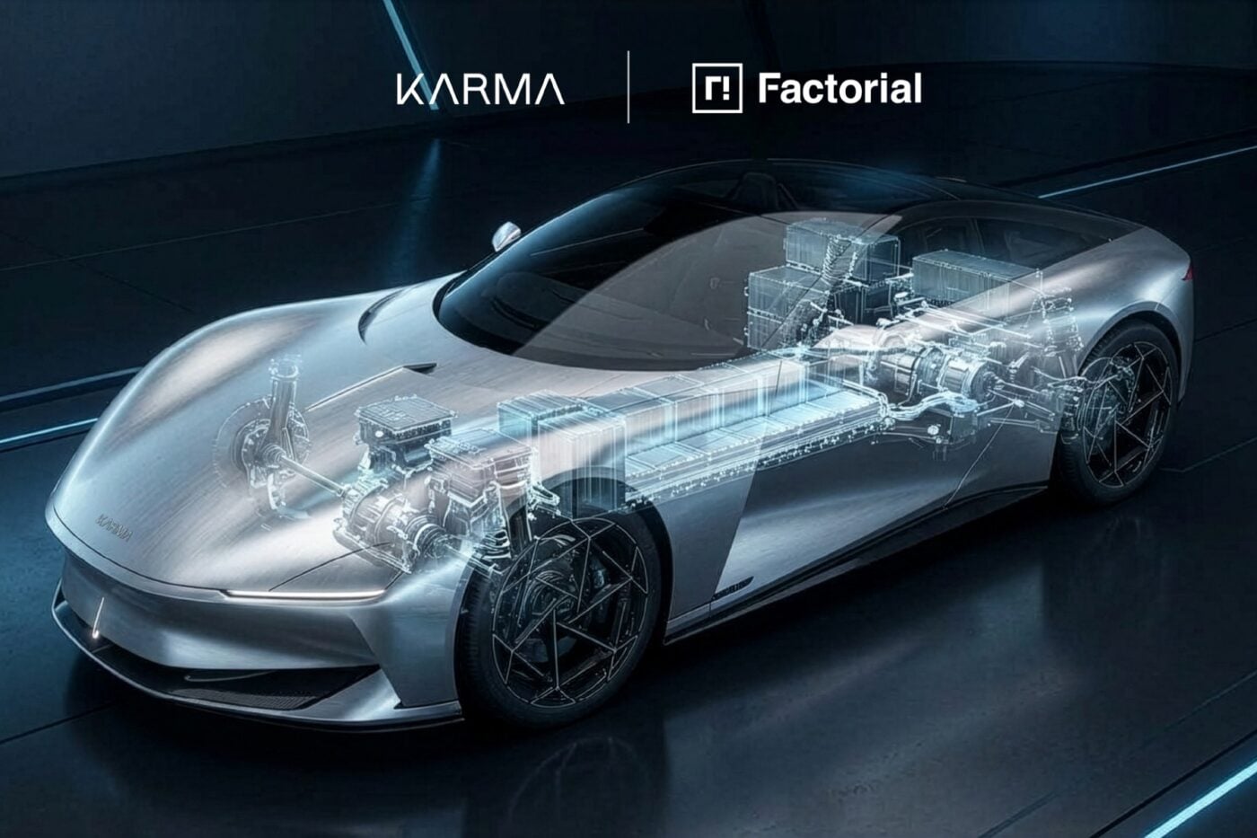 Karma automotive factorial feststoffakku
