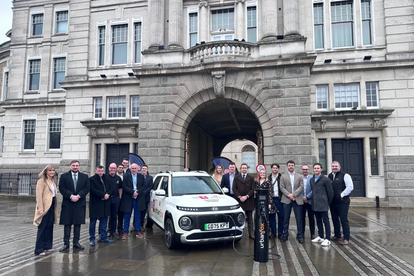 Urban fox kent uk charging stations cropped