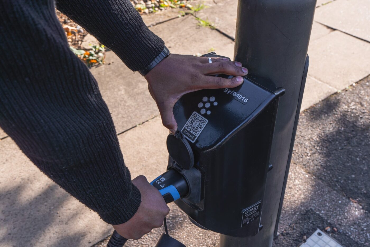 Harrow london chargy lamppost charging stations ac