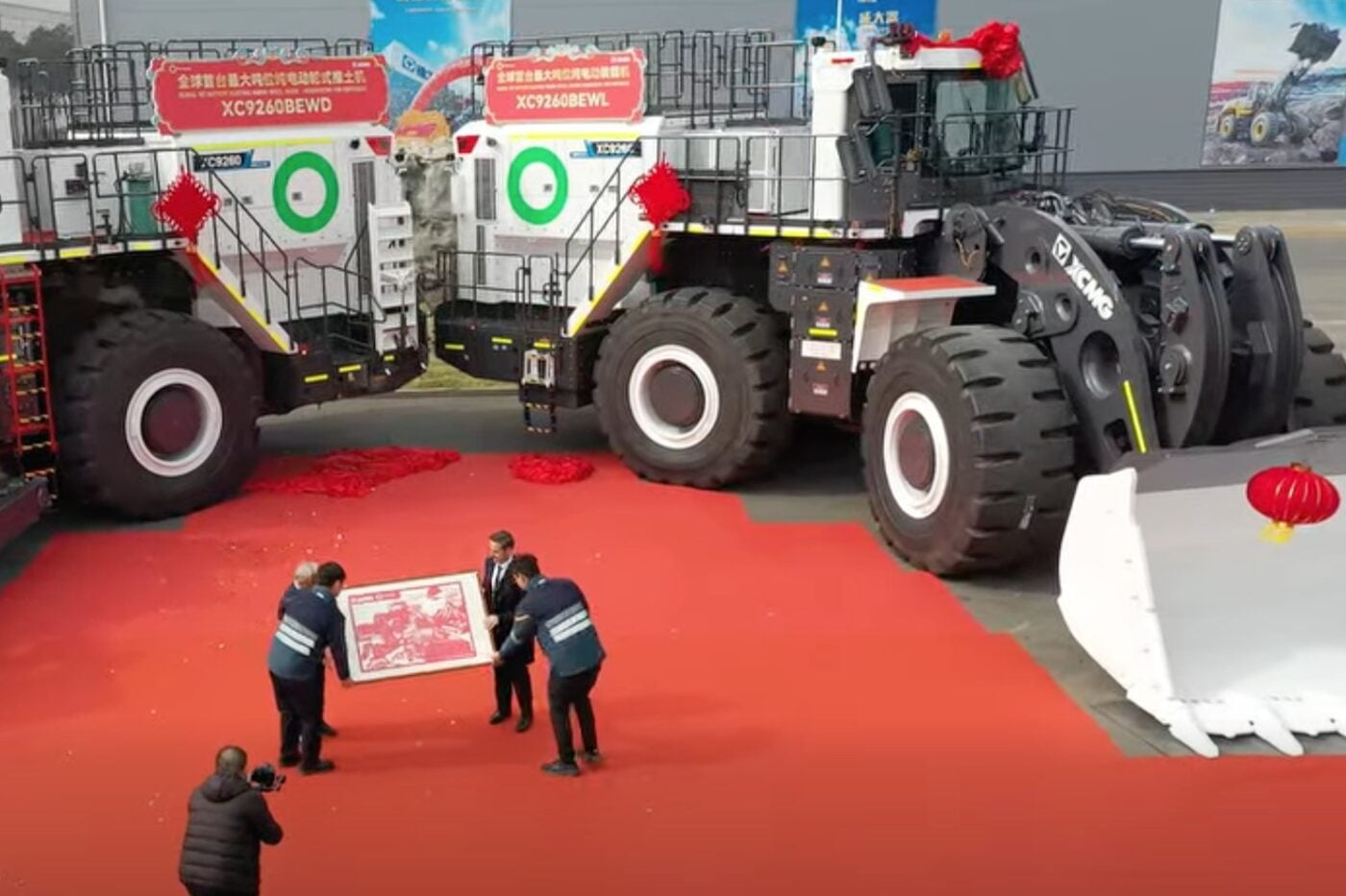 Xcmg fortescue prototypen radlader radplanierraupe