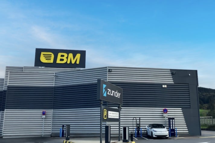 Zunder bm supermercados ladestationen