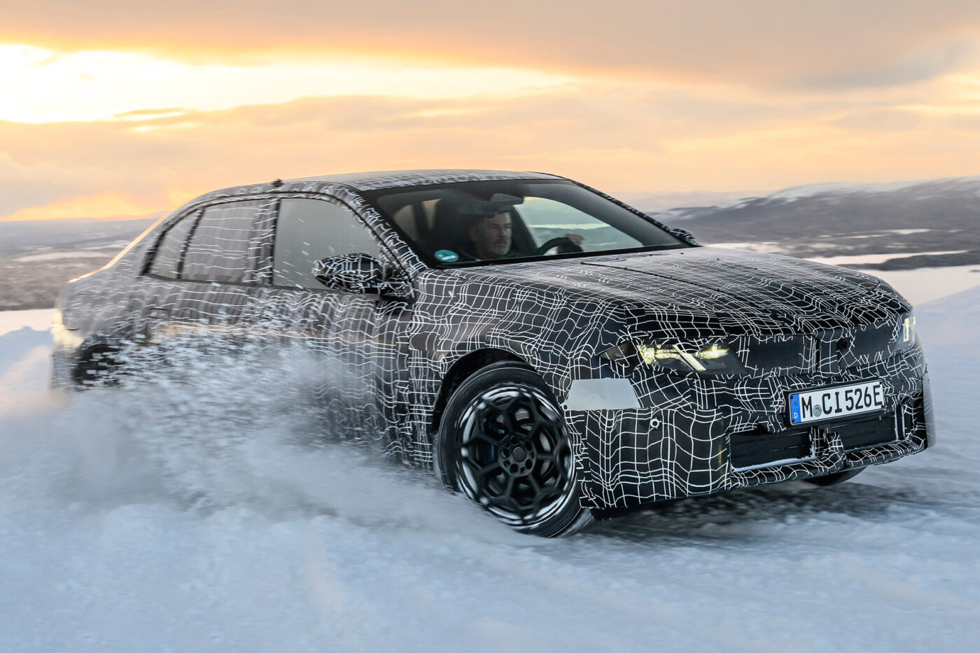 Bmw i3 xdrive prototyp winter testing
