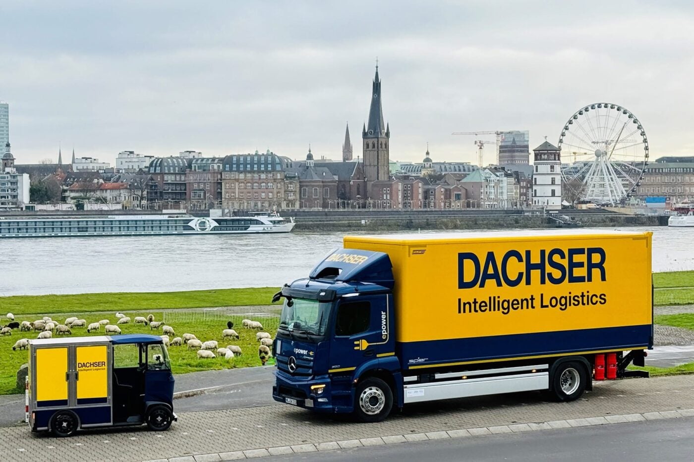 Dachser duesseldorf e lkw lastenrad logistik