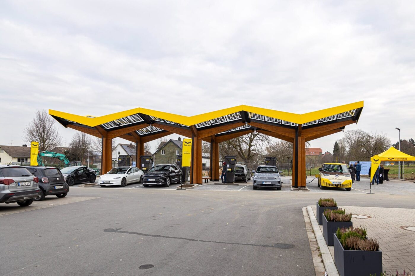 Fastned ladestation charging station buederich