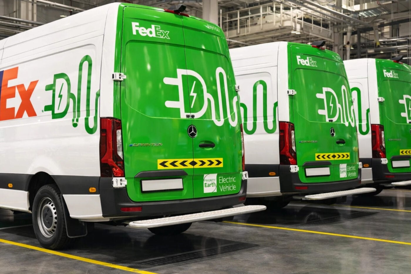 Mercedes esprinter fedex fleet uae