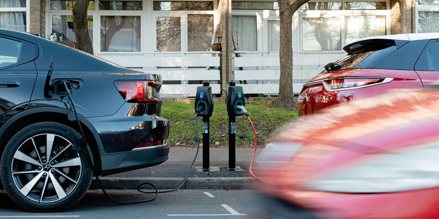 Connected kerb ladestation charging station grossbritannien uk min e