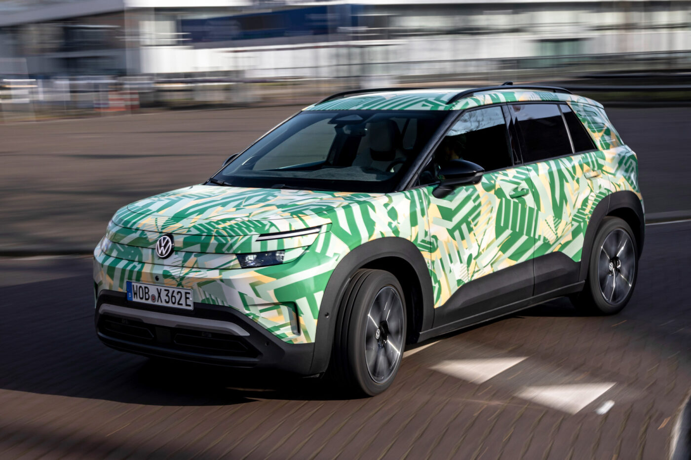 Vw id cross covered drive