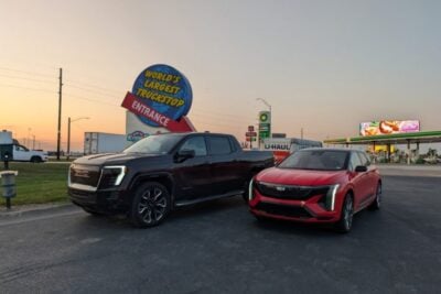 general motors cadillac optiq and gmc sierra ev pickup truck General motors cadillac optiq and gmc sierra ev pickup truck