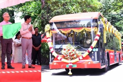 mtc 130 electric buses flag off ceremony chennai india Mtc electric buses flag off ceremony chennai india