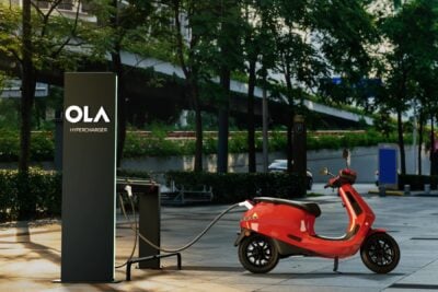 Ladestation indien ola electric e zweirad e roller e scooter