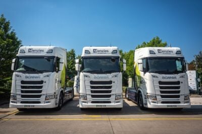 menzies distribution solutions scania electric trucks uk cropped Menzies distribution solutions scania electric trucks uk cropped