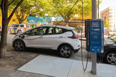 Electric vehicle charger in the bronx cropped