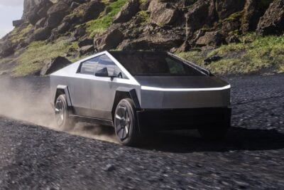 Tesla cybertruck frontansicht