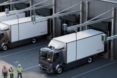 Alpitronic hyc depot dispenser e lkw electric truck ladestation charging station