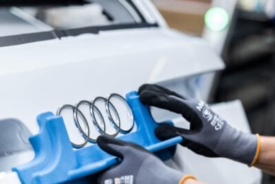 Audi a2 e tron montage produkte vier ringe logo