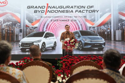 Byd indonesia plant inauguration