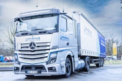 Rhenus genh2 truck daimler truck fcev h2 lkw