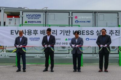 Hyundai stationaerer batteriespeicher second life
