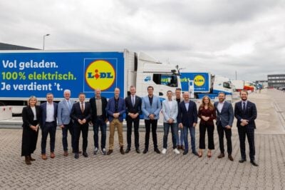 Lidl e lkw ladeinfrastruktur waddinxveen