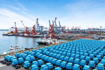 Sany truck guangzhou port