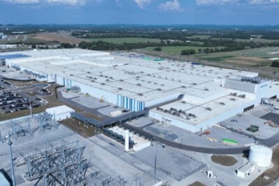 Batteriezellproduktion von Ultium Cells in Spring Hill, Tennessee