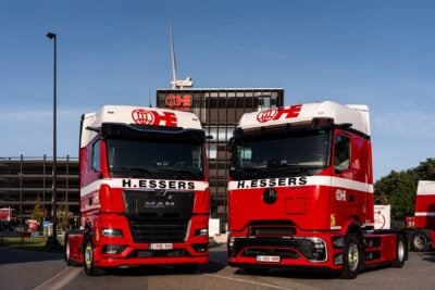 Hessers e lkw man daimler truck belgien