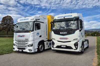 Hugelshofer trucks superpanther sany