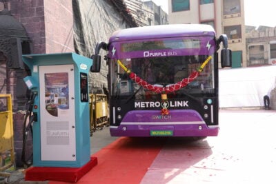 switch eiv12 m bus at the flag off in nagpur Switch eiv m bus at the flag off in nagpur