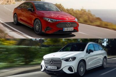 Cla und glc collage mercedes benz