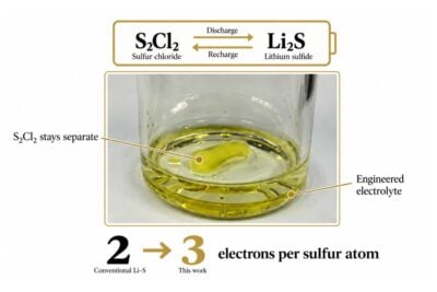 lithium schwefel batterie mit chlor vanderbilt university Aufbau einer Lithium-Schwefel-Batterie