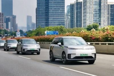 xpeng yoyo robotaxi flotte guangzhou china Xpeng Yoyo Robotaxi-Flotte in Guangzhou