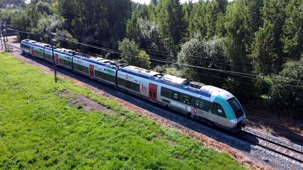 Rame Alstom bi-mode 100 % électrique