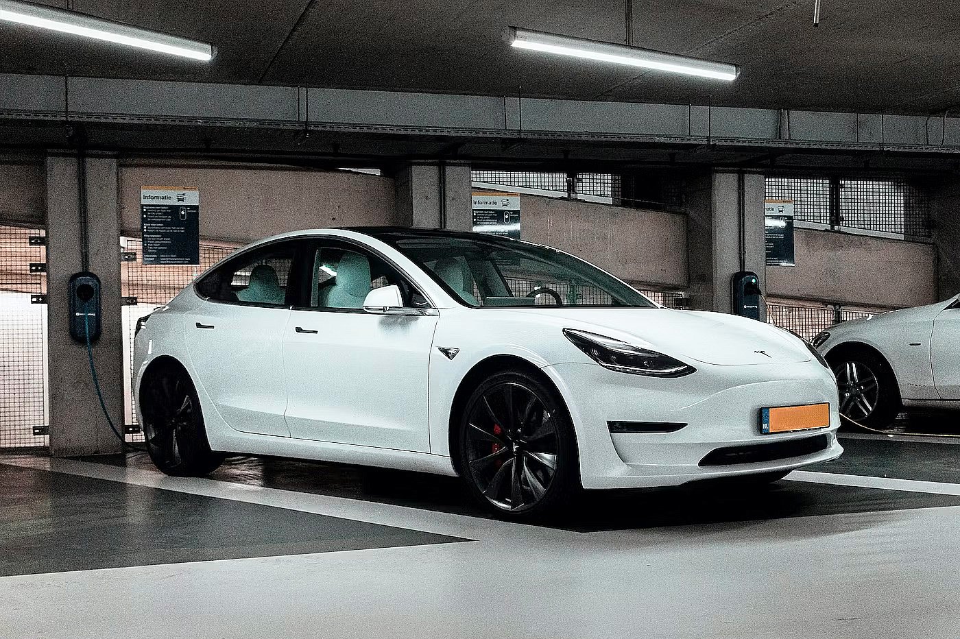 Tesla Garage Parking